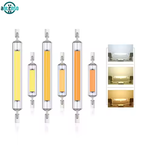 1-6PCS R7s LED Lamp AC110V 220V 78mm 118mm Lampada Led Bulb J78 J118 COB Lamp Replace Halogen Light 