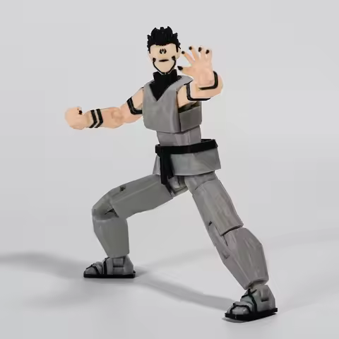 3D Printed Jujutsu Kaisen Ryomen Sukuna 2.0 Anime Multi-Jointed Shapeshift Toys Action Figures Manne
