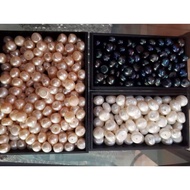 MATA Genuine Freshwater Pearl Ring Eye est 10-12 mm Round