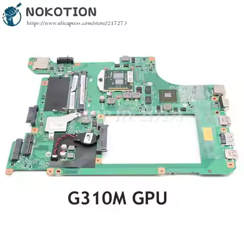 NOKOTION For Lenovo IdeaPad B560 V560 Laptop Motherboard 10203-1 LA56 MB 48.4JW06.011 HM55 G 310M Gr