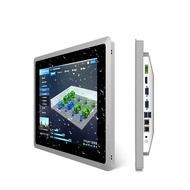 15 inch Industrial Embedded Panel PC, 10 Point Capacitive Industrial Touch Screen Panel Computer, 2x