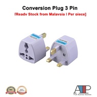 IMMA 3 Pin Conversion Plug Universal Adapter British Socket Adapter Plug socket extension