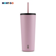 Montigo Sense Straw (650ml/22oz) - Durable Stainless Steel, Temperature Retention, Non-slip Rubber F
