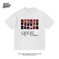 IVE Photo Secret Poster Style Fan Support Merchandise Heavyweight Pure Cotton T-Shirt Short Sleeve S