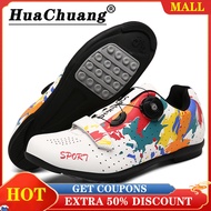 [NEW ARRIVAL] HUACHUANG 2021 New Cycling Shoes for Men and Women Road Bike Shoes Men Casual Rubber Outdoor Sports Sneakers Cleats Shoes Cycling Shoes Mtb Sale Cycling Shoes Mtb Shimano