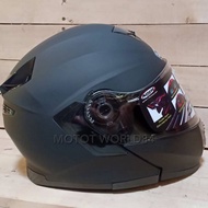 MHR FLIP UP FULL FACE HELMET MATT BLACK 100% original mhr