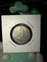 香港,硬幣,5毫硬幣.(冇花).女皇頭.1975年