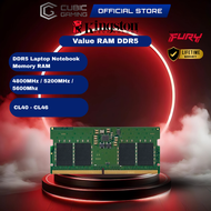 Kingston Value RAM DDR5 4800MHz / 5200MHz / 5600 MHz Non-ECC SODIMM Laptop Memory RAM (8GB / 16GB / 