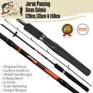 Joran Pancing Swan Colmic Carbon Solid 120cm-150cm (4-8Lbs) Lentur Murah - Toms Fishing