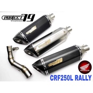 Project79 Exhaust Honda CRF250L Rally 2018-2020 Muffler Stainless Steel Project 79 CRF 250 QPM06 Exh