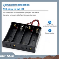 [Fanicas.my] 1 2 3 4 Slot 18650 Battery Storage Box Case Plastic Black for 18650 3.7V Battery