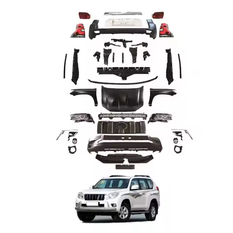 2010-2017 Upgr to 2018 Facelift Bodykit Rear Front Bumper Grille Light Body Kit Prado 150 FJ150