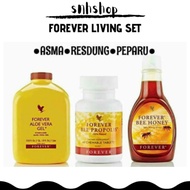 [READY STOCK] [LOCAL SELLER] FOREVER LIVING Set Asma Resdung Peparu honey propolis aloe vera gel avg