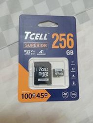 TCELL 冠元 SUPERIOR microSD A1 U3 V30 100MB 256GB 記憶卡