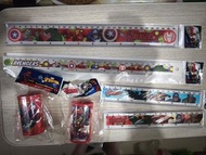Marvel Avengers 英雄聯盟 文具套裝(間尺, 鉛筆刨)