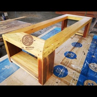 Special Order Chengal Table legs 70CM(Width) x 5Feet(Length) x 70CM(Table Legs Height)