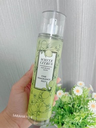 Bath and Body Works White Citrus Fine Fragrance Body Mist Full Size 236ml. ของแท้