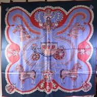 HERMES 絲質Scarf 90X90絲巾