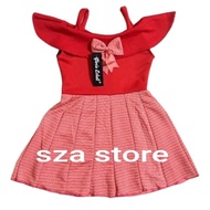 laris dress anak rosalinda sza 0-3 kemben gaun pesta dress harian dress murah/dress anak terbaru/dress anak kekinian/dress anak terlaris/dress bayi/baju bayi/cod