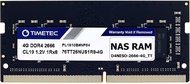 Timetec DDR4-2666 4GB Replacement for Synology D4NESO-2666-4G Non-ECC Unbuffered SODIMM (Compatible