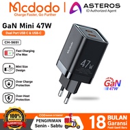 MCDODO GaN Dual Port USB-C PD Fast Charging Charger Head Adapter 45w 47w 67w