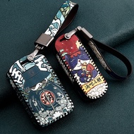 Remote Smart Car Key Case For Mazda 2 3 5 6 8 CX5 CX7 CX9 M2 M3 M5 M6 GT Leather Keychain Keyring Ke