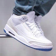✒◇✱aj3 basketball shoes burst crack chlorophyll manuscripts Independence Day men’s and women’s black