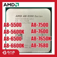 A8-5500, A8-5600K, A8-6500, A8-6600K, A8-7500, A8-7600, A8-7650K, A8-7680 Socket FM2 CPU Processor