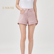 Eyouth 20204 Women Minimalist Patch Pocket Shorts