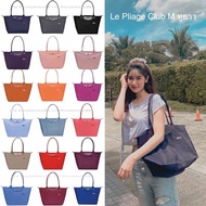 (แท้) M หูยาว Club/Green Longchamp Le Pliage รุ่นปักม้า **สินค้าอยู่ไทย