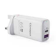 EXPOWER 65W 45W 20W / PD + QC 3.0 / Dual Port / GaN Charger