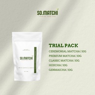 So.Matchi - Matcha / Hojicha / Genmaicha Trial Pack 10g