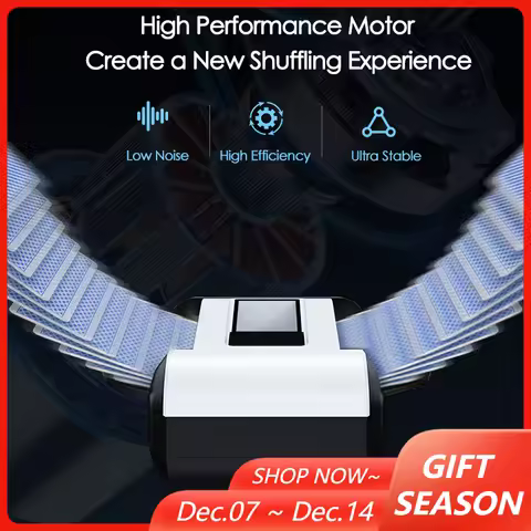 Automatic Card Shuffling Machine 1-2Decks Type-C Rechargeable Electric Poker Card Shuffler for Home 