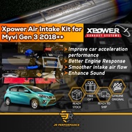 Xpower Air Intake System Perodua Myvi New 3rd Gen 1.3/1.5 With Open Pod Filter Tambah Kuasa Jimat Minyak XP-MYVI-G3