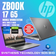 HP ZBOOK 17 G5 INTEL I7-8 GEN GRAPHICS NVIDIA QUADRO 32GB RAM + 512GB SSD REFURBISHED LAPTOP USED NO