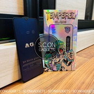 Vivo S1 Pro AG Matte Anti-Blue Frame Black Tempered Glass