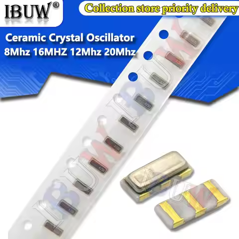 10PCS Ceramic Crystal Oscillator 3213 8Mhz 12Mhz 20Mhz 16MHZ 8.000MHZ CSTCE 3Pin SMD Ceramic Resonat