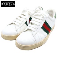 二手 Gucci 125375 Sherry Line 低筒運動鞋，尺寸 42E