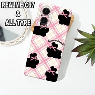 G42 - Latest REALME C67 pro camera Case - REALME C67 silicone - RIBBON motif - REALME C67 Softcase -