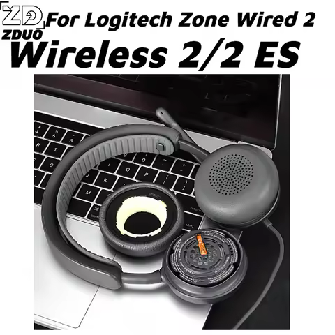 Breathable Mesh Sweat Resistant Smooth Earpads With Buckle Replacement Ear Cushion For Logitech Zone