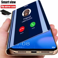 Luxury Mirror Flip Case For Samsung Galaxy A16 A06 A32 A51 A50 A22 A12 A71 A70 A52 A20 A20E A20s A30