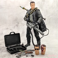 T2 Terminator Figure Future Warrior 6 T800 T1000 Arnold Action Figure Toy Model 23cm Skeleton