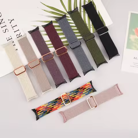 Braided Solo Loop For Google Pixel Watch 2 Band Elastic Nylon Wristband Bracelet For Pixel Watch Str