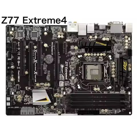 For ASRock Z77 Extreme4 Motherboard 32GB LGA 1155 DDR3 ATX Mainboard 100% Tested OK Fully Work Free 
