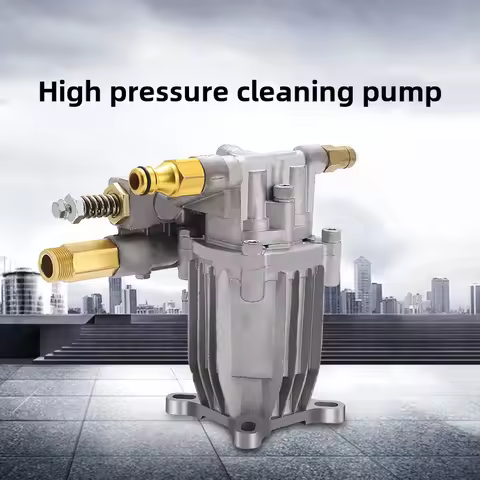 Pressure Washer Pump 3/4" Shaft Horizontal Pressure Washer Pump 3400PSI 2.5GPM Replacement Power Was
