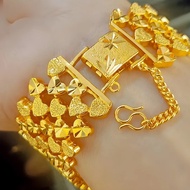 COP 916 EXACTLY KOREAN GOLD HAND CHAIN 916 gold bracelet (BRACELET)