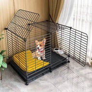 [2492 People Praise] Dog Cage Small Medium-Sized Dog Indoor Toilet Separation Household Pet Teddy Co
