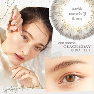 คอนแทคเลนส์ Glace Gray (Neo Cosmo) รายเดือน สีเทาประกายทอง ขนาดมินิ ใส่จริงสวย ใส่ถ่ายรูปสวยมาก