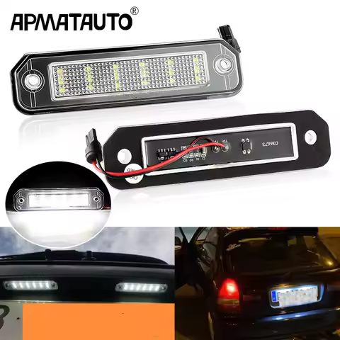 2pcs LED License Plate Lights For Honda Civic Coupe EJ 1996 1997 1998 3D EG 1992-1995 Ferio EK 1996-