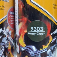 Pilok Cat Diton Premium Army Green 9303 400cc Hijau Army Cat Semprot Pylok Tahan Bensin Cepat Kering